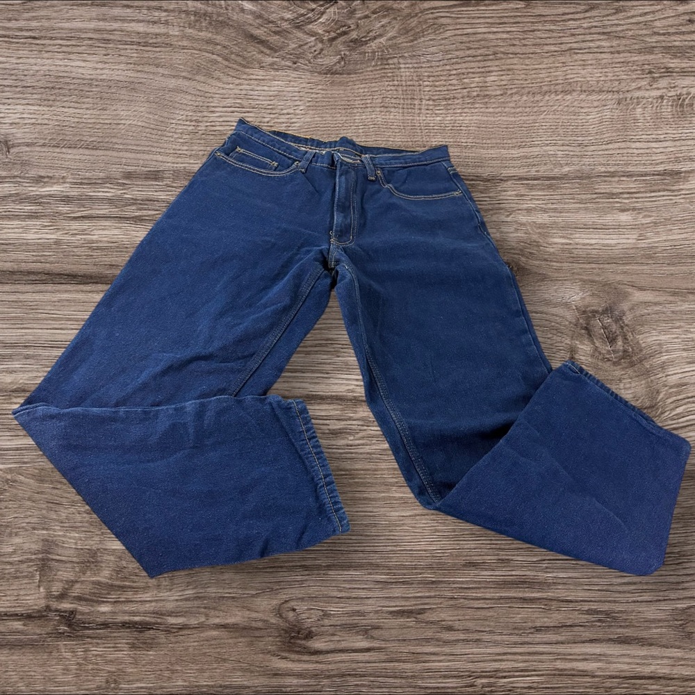 Full Blue Registered Men's blue jeans straight leg W32 L32 (730)